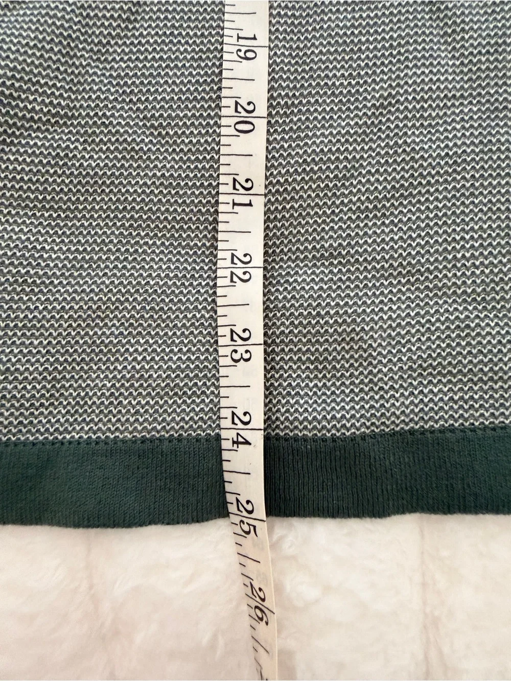 J. Crew Men's Forest Green Collar Heathered Polo- LIKE NEW